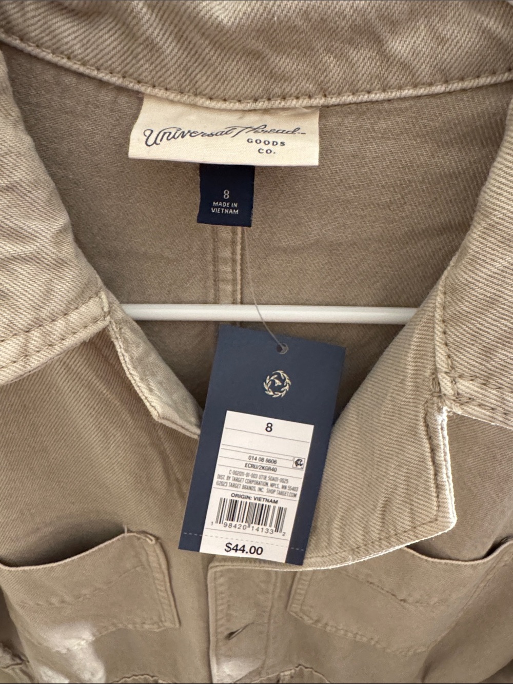 Universal Thread Ecru Denim Jumpsuit - Picture 7 of 7